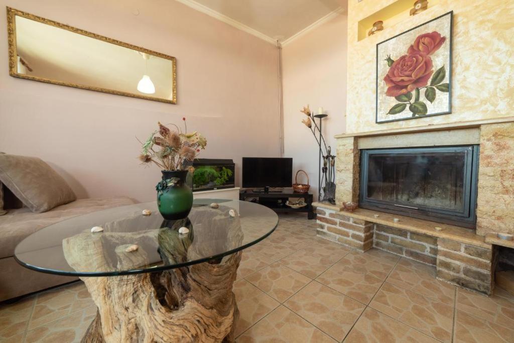 Menecrates Rustic - San Matteo Apartment Ágios Matthaíos Екстериор снимка