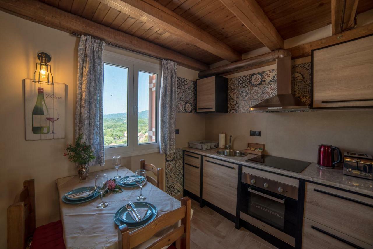 Menecrates Rustic - San Matteo Apartment Ágios Matthaíos Екстериор снимка